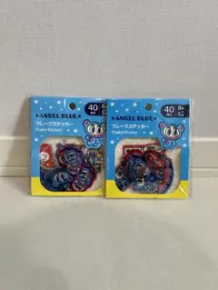 ANGEL BLUE フレークステッカー 2点セットのサムネイル