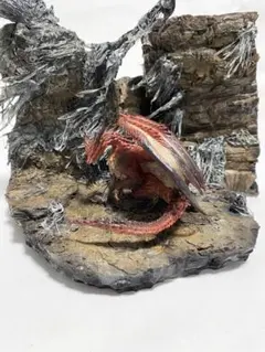 モンスターハンター ムフェト・ジーヴァ フィギュア ハンドメイドジオラマ付き