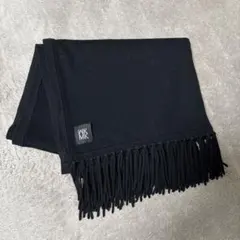 新品未使用 マイケルコース フリンジ付きストール マフラー ブラック