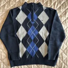 美品　Tommy Hilfiger ダイヤモンド柄 セーター