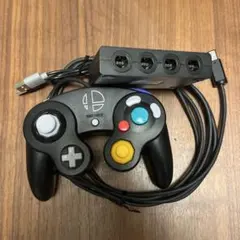 【純正品】ゲームキューブコントローラー スマブラブラック　GCコン　即日発送
