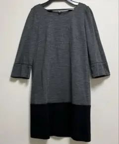 UNTITLED アンタイトル七分袖カットソーワンピース サイズ2