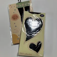 80と50デニール ブラックタイツ M-Lサイズ　2セット