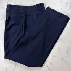 【美品】LANVIN COLLECTION スラックスパンツ ネイビー 82のサムネイル