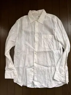 UNIQLOホワイト長袖シャツ・ネイビー・グレー半袖シャツ3点セット