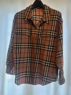 Burberry バーバリー ノバチェックシャツ90s ヴィンテージ ベージュ