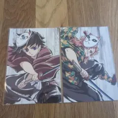 鬼滅の刃　全集中展　刀鍛冶の里編・柱稽古編　幕間画ポストカード　義勇　錆兎