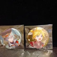 プロセカ初音ミク、鏡音レンの缶バッチ