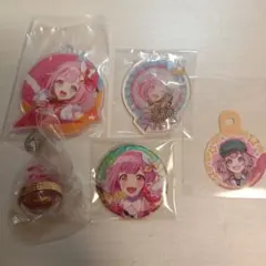 プロジェクトセカイ 鳳えむ グリッター缶バッジ 3点セット - メルカリ
