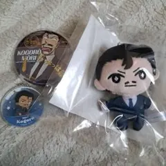 名探偵コナン USJ 缶バッジ セガくじ D賞 ぬいぐるみマスコット 毛利小五郎