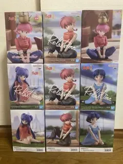 らんま1/2 Relax time ぬーどるストッパー フィギュア 9体セット