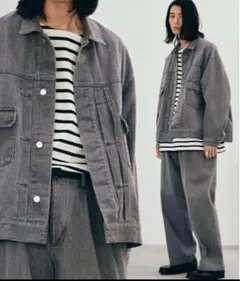 【最終値下げ】WYM LIDNM HEAVY OZ ワイドデニムセットアップ