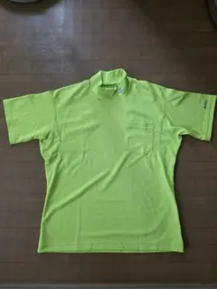 新品★MIZUNO★大きめMサイズ スポーツ 蛍光イエロー 半袖Tシャツ