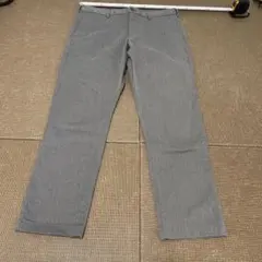 ユニクロ　グレー スラックス ウエスト88cm 最終値引