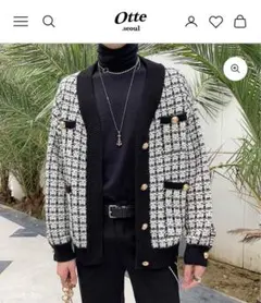 【Otte】idol tweed jacket Ot4782のサムネイル