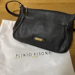 美品PLINIO VISONAリバーシブルハンドバック - メルカリ