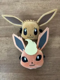 ポケモン フェイスぬいぐるみクリップ イーブイフレンズ ブースター　イーブイ