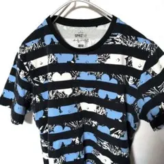 ユニクロ SPRZ NY ストライプ Tシャツ Lサイズ