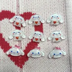 シナモン　ネイルパーツ　9個セット