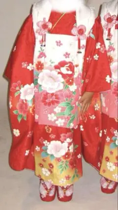 七五三　3歳　被布セット（足袋草履あり）　陽気な天使