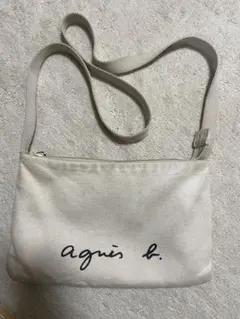 アニエスベー　ロゴサコッシュ　ショルダーバッグ