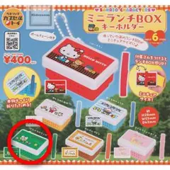 サンリオ　ガチャ　ミニランチボックスキーホルダー　けろけろけろっぴ