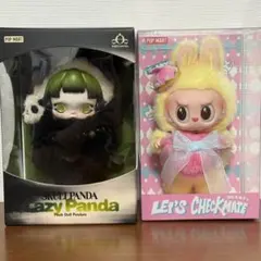 [正規品]スカルパンダ　レイジーパンダ　ラブブ　チェックメイト　セット