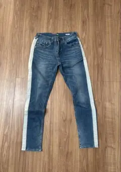 BAYFLOW ベイフロー　サイドラインデニムパンツ