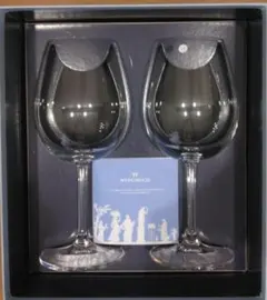 【最終価格】ウェッジウッド　赤ワイングラス(ペア) クリスタルガラス