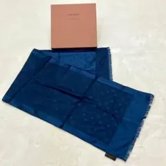 LOUIS VUITTON シルク ストール スカーフ ターコイズ - メルカリ