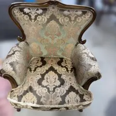 オールド 金華山張り 1人掛けソファ 猫脚 - メルカリ