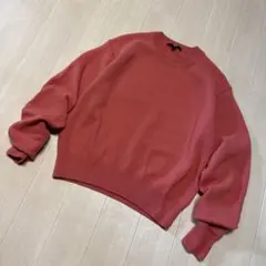 UNIQLO 크루넥 니트 수플레얀 핑크 긴팔