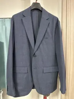 破格　GLOBAL WORK 春夏用　テーラードジャケット ネイビー　Lサイズ