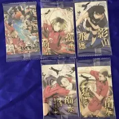 劇場版ハイキュー!! ゴミ捨て場の決戦 ウエハース カード5枚セット