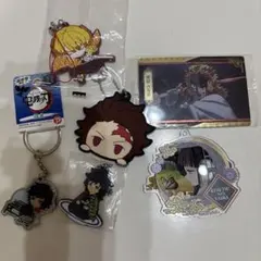 【鬼滅の刃】煉獄杏寿郎 冨岡義勇 カナヲ 炭治郎 善逸 グッズ6点まとめ売り