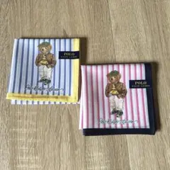 ポロラルフローレン　ポロベア プリントハンカチ