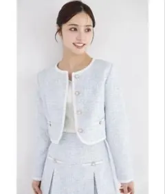 ブレード縁ツイードジャケット tocco closet トッコクローゼット