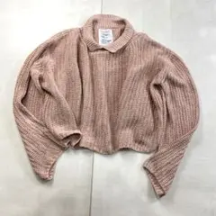 カオス Chaos ニット 麻　ビッグシルエット オーバーサイズ ピンクのサムネイル
