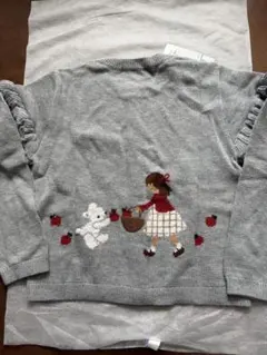 ◾️新品未使用•タグ付◾️familiar カーディガン　120 グレー