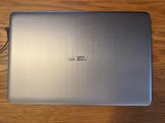 ASUS ノートPC 本体 ヘアライン加工 メタリックグレー