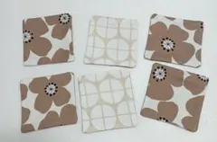 ハンドメイド　コースター　6枚セット