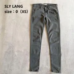 SLY LANG ストレートデニム【XS】ストレッチ 小さいサイズ 1470のサムネイル