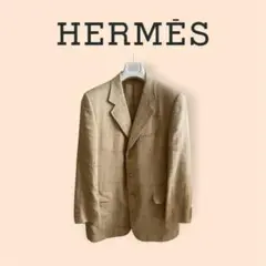 Vintage Hermes Check Linen Jacketのサムネイル