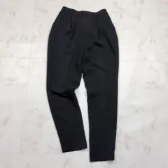 yori セレモニーピンタックパンツ 34 ネイビー - メルカリ