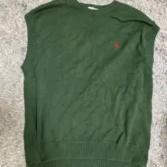 U.S.POLO ASSN．　緑　ベスト　グリーン