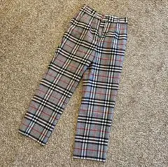 BURBERRY バーバリー ノバチェック グレーノバチェック柄パンツ チェックのサムネイル