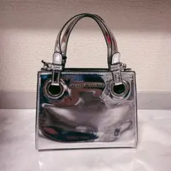 SamanthaVega ハンドバッグ ショルダーバッグ　シルバ
