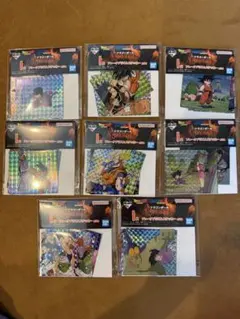 一番くじ　ドラゴンボール　I賞　フレークプリズムステッカー　コンプセット
