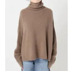 Spick and Span フォックスウール ロングリブタートルプルオーバー