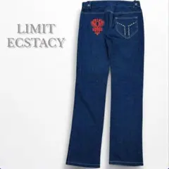 美品　リミットエクスタシー　デニムパンツ　ジーンズ　スタッズ　個性的　Y2K M